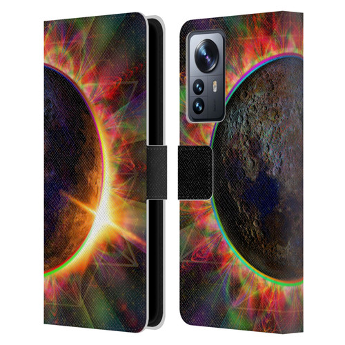 Jumbie Art Visionary Eclipse Leather Book Wallet Case Cover For Xiaomi 12 Pro