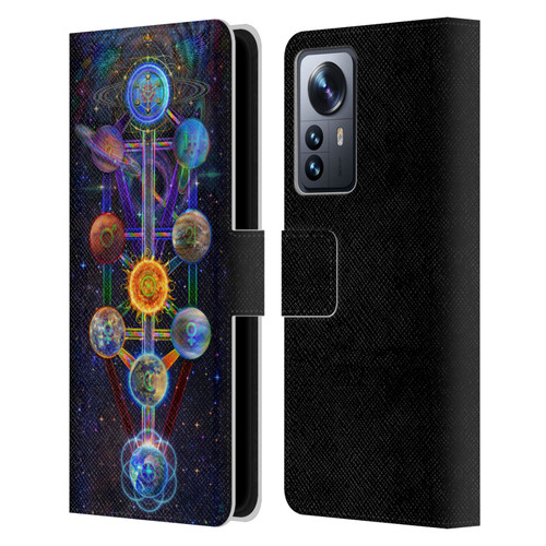 Jumbie Art Visionary Tree Of Life Leather Book Wallet Case Cover For Xiaomi 12 Pro