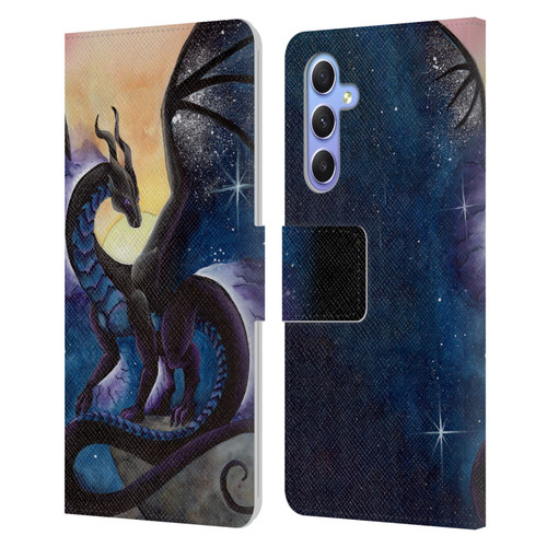 Carla Morrow Dragons Nightfall Leather Book Wallet Case Cover For Samsung Galaxy A34 5G
