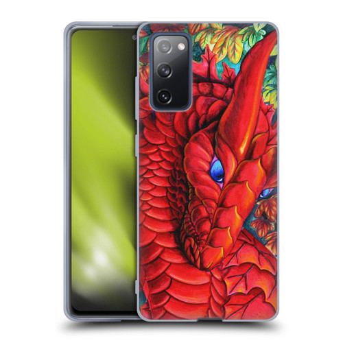 Carla Morrow Dragons Red Autumn Dragon Soft Gel Case for Samsung Galaxy S20 FE / 5G