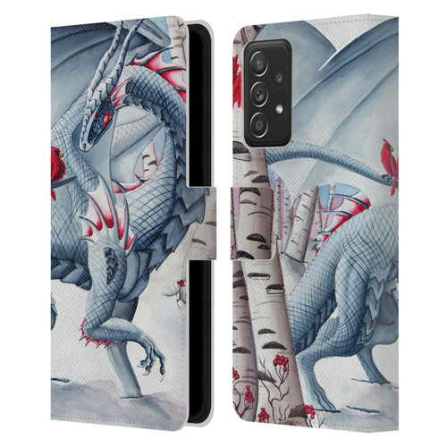 Carla Morrow Dragons Lady Of The Forest Leather Book Wallet Case Cover For Samsung Galaxy A52 / A52s / 5G (2021)