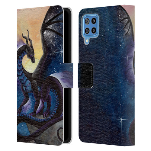 Carla Morrow Dragons Nightfall Leather Book Wallet Case Cover For Samsung Galaxy F22 (2021)