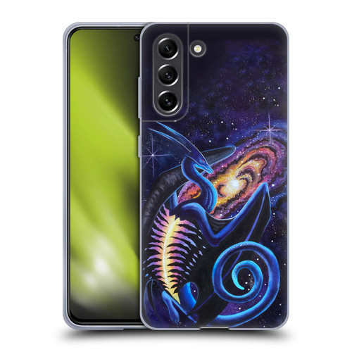 Carla Morrow Dragons Galactic Entrancement Soft Gel Case for Samsung Galaxy S21 FE 5G