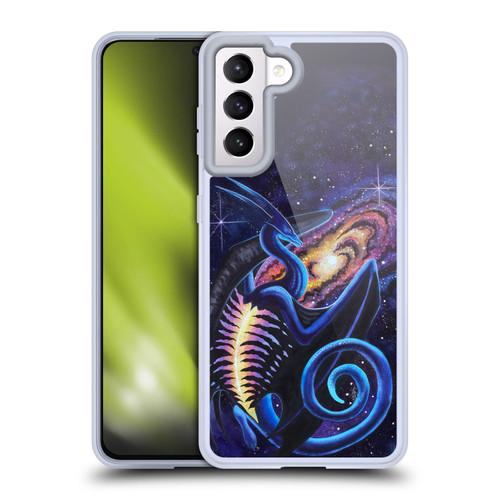 Carla Morrow Dragons Galactic Entrancement Soft Gel Case for Samsung Galaxy S21 5G