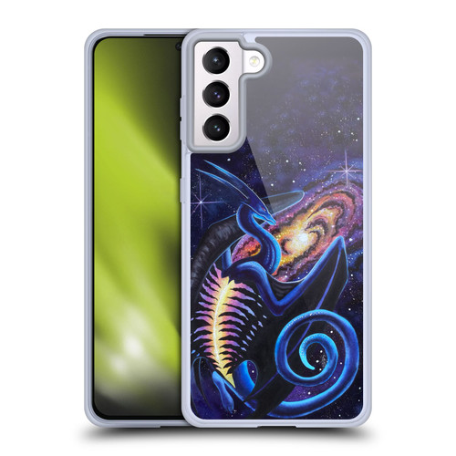 Carla Morrow Dragons Galactic Entrancement Soft Gel Case for Samsung Galaxy S21+ 5G