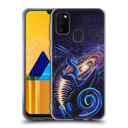 Carla Morrow Dragons Galactic Entrancement Soft Gel Case for Samsung Galaxy M30s (2019)/M21 (2020)