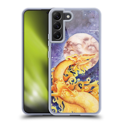 Carla Morrow Dragons Golden Sun Dragon Soft Gel Case for Samsung Galaxy S22+ 5G
