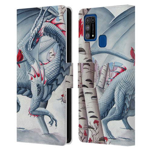 Carla Morrow Dragons Lady Of The Forest Leather Book Wallet Case Cover For Samsung Galaxy M31 (2020)