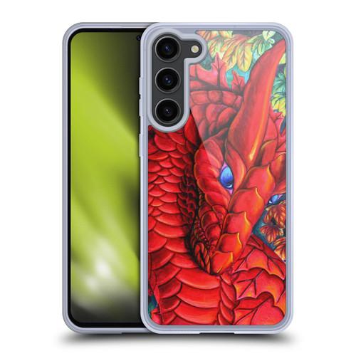 Carla Morrow Dragons Red Autumn Dragon Soft Gel Case for Samsung Galaxy S23+ 5G