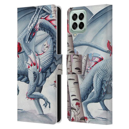 Carla Morrow Dragons Lady Of The Forest Leather Book Wallet Case Cover For Samsung Galaxy M53 (2022)