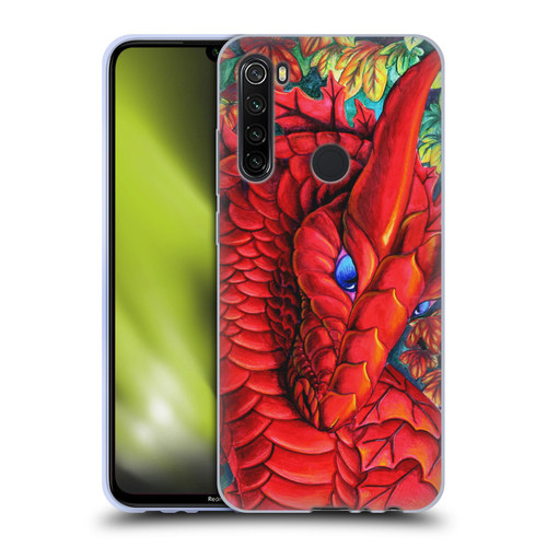 Carla Morrow Dragons Red Autumn Dragon Soft Gel Case for Xiaomi Redmi Note 8T