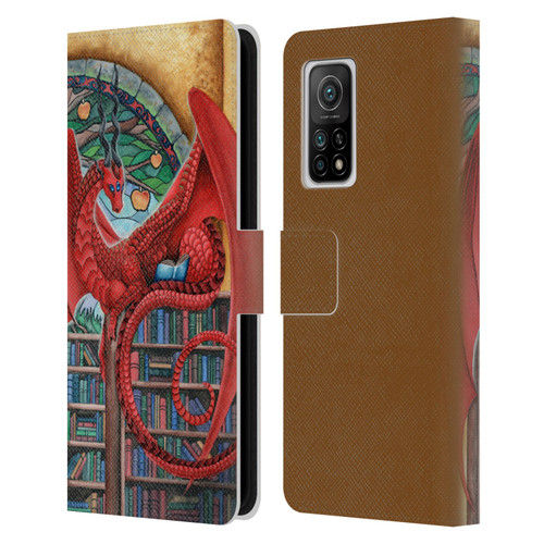 Carla Morrow Dragons Gateway Of Knowledge Leather Book Wallet Case Cover For Xiaomi Mi 10T 5G