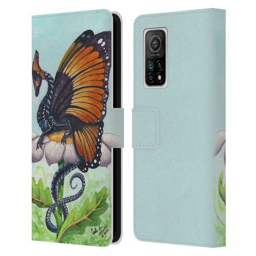 Carla Morrow Dragons The Monarch Leather Book Wallet Case Cover For Xiaomi Mi 10T 5G
