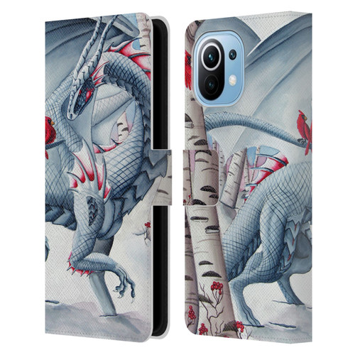 Carla Morrow Dragons Lady Of The Forest Leather Book Wallet Case Cover For Xiaomi Mi 11