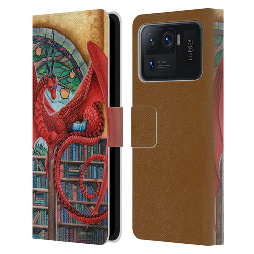 Carla Morrow Dragons Gateway Of Knowledge Leather Book Wallet Case Cover For Xiaomi Mi 11 Ultra