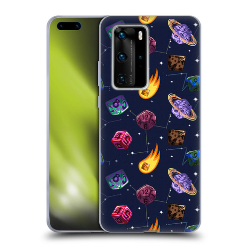 Carla Morrow Patterns Colorful Space Dice Soft Gel Case for Huawei P40 Pro / P40 Pro Plus 5G