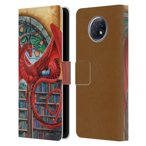 Carla Morrow Dragons Gateway Of Knowledge Leather Book Wallet Case Cover For Xiaomi Redmi Note 9T 5G