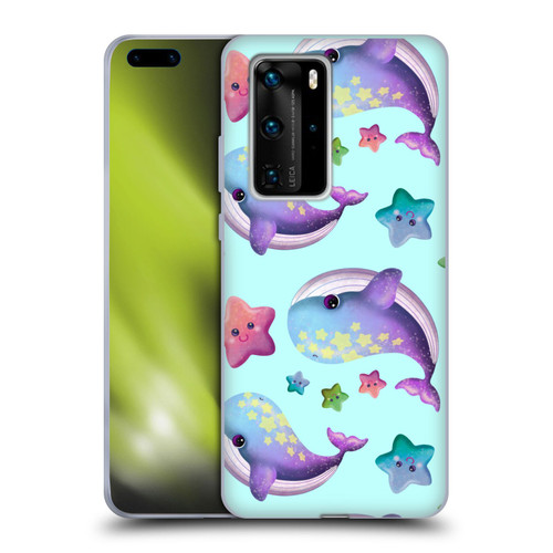 Carla Morrow Patterns Whale And Starfish Soft Gel Case for Huawei P40 Pro / P40 Pro Plus 5G