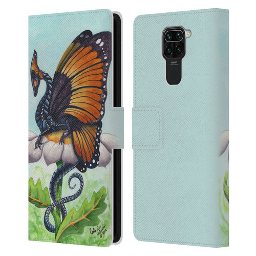 Carla Morrow Dragons The Monarch Leather Book Wallet Case Cover For Xiaomi Redmi Note 9 / Redmi 10X 4G