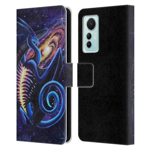 Carla Morrow Dragons Galactic Entrancement Leather Book Wallet Case Cover For Xiaomi 12 Lite