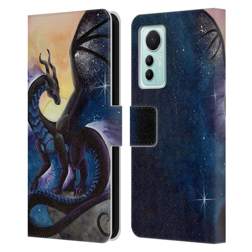 Carla Morrow Dragons Nightfall Leather Book Wallet Case Cover For Xiaomi 12 Lite