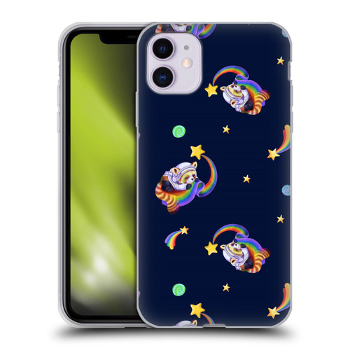 Carla Morrow Patterns Red Panda Soft Gel Case for Apple iPhone 11