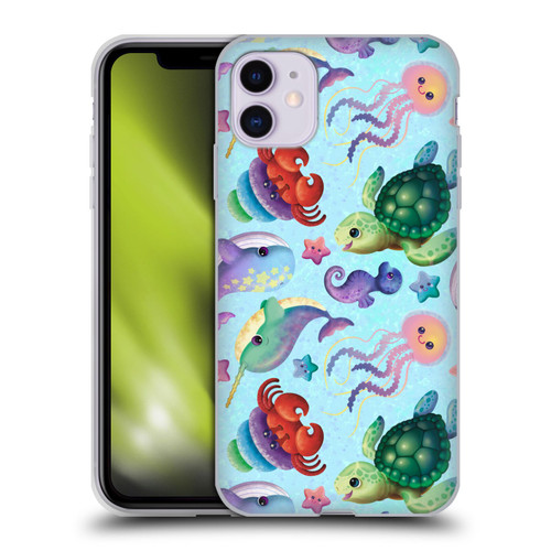 Carla Morrow Patterns Sea Life Soft Gel Case for Apple iPhone 11