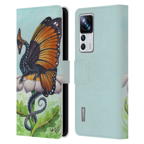 Carla Morrow Dragons The Monarch Leather Book Wallet Case Cover For Xiaomi 12T Pro
