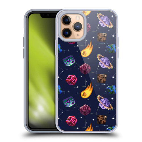 Carla Morrow Patterns Colorful Space Dice Soft Gel Case for Apple iPhone 11 Pro