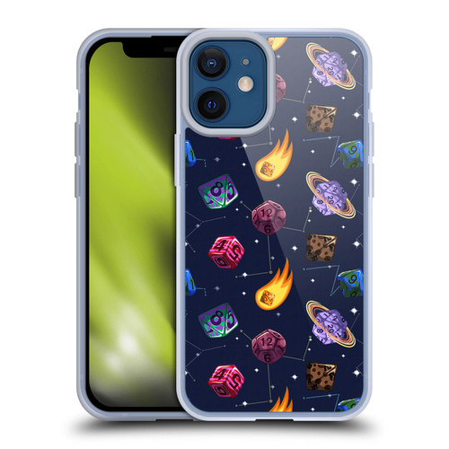 Carla Morrow Patterns Colorful Space Dice Soft Gel Case for Apple iPhone 12 Mini