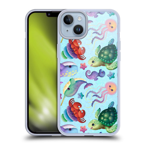 Carla Morrow Patterns Sea Life Soft Gel Case for Apple iPhone 14 Plus