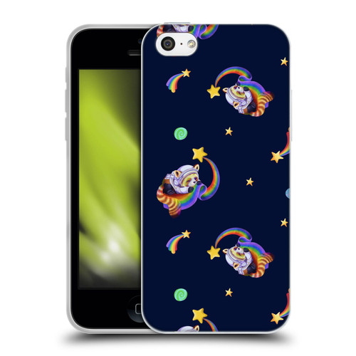 Carla Morrow Patterns Red Panda Soft Gel Case for Apple iPhone 5c