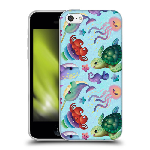 Carla Morrow Patterns Sea Life Soft Gel Case for Apple iPhone 5c