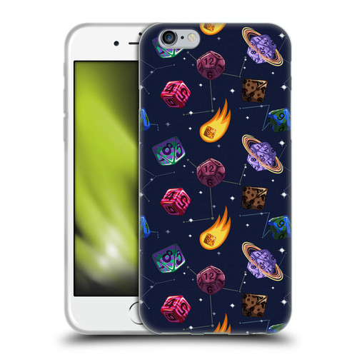 Carla Morrow Patterns Colorful Space Dice Soft Gel Case for Apple iPhone 6 / iPhone 6s