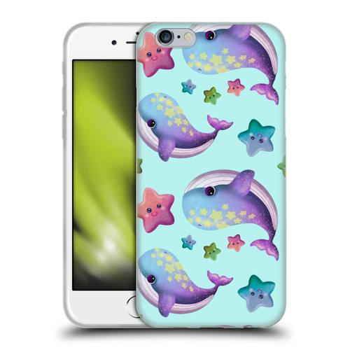 Carla Morrow Patterns Whale And Starfish Soft Gel Case for Apple iPhone 6 / iPhone 6s