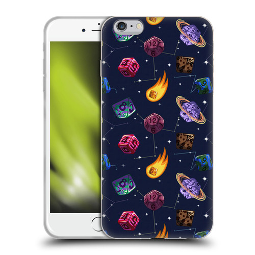 Carla Morrow Patterns Colorful Space Dice Soft Gel Case for Apple iPhone 6 Plus / iPhone 6s Plus