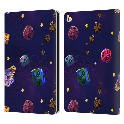 Carla Morrow Patterns Dice Numbers Leather Book Wallet Case Cover For Apple iPad Air 2 (2014)