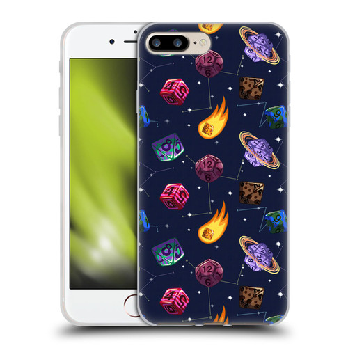 Carla Morrow Patterns Colorful Space Dice Soft Gel Case for Apple iPhone 7 Plus / iPhone 8 Plus