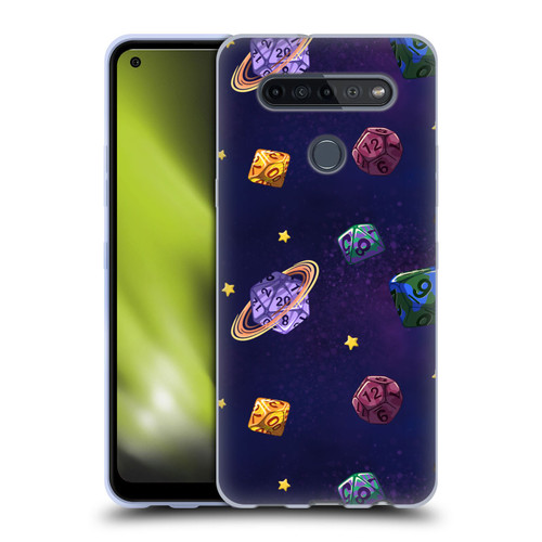 Carla Morrow Patterns Dice Numbers Soft Gel Case for LG K51S