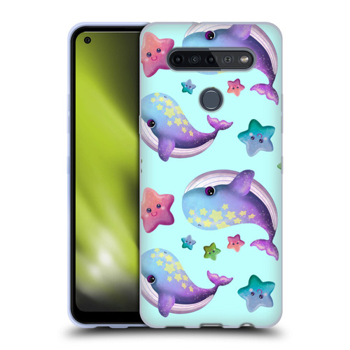 Carla Morrow Patterns Whale And Starfish Soft Gel Case for LG K51S