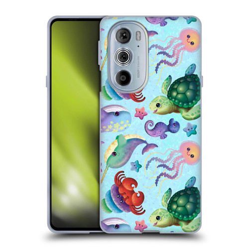 Carla Morrow Patterns Sea Life Soft Gel Case for Motorola Edge X30