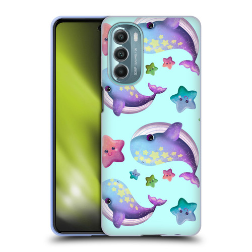 Carla Morrow Patterns Whale And Starfish Soft Gel Case for Motorola Moto G Stylus 5G (2022)