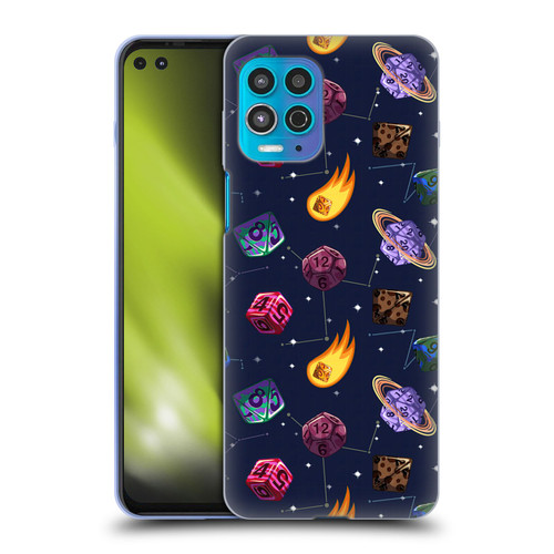 Carla Morrow Patterns Colorful Space Dice Soft Gel Case for Motorola Moto G100