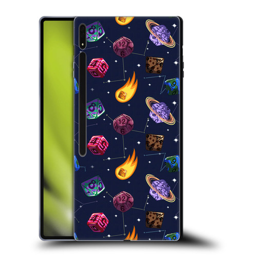 Carla Morrow Patterns Colorful Space Dice Soft Gel Case for Samsung Galaxy Tab S8 Ultra