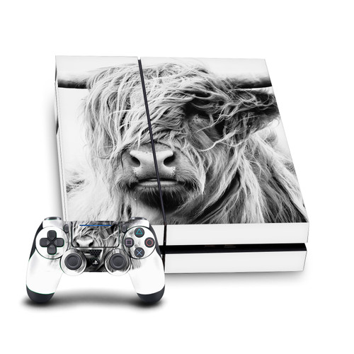 Dorit Fuhg Art Mix Portrait Of Highland Vinyl Sticker Skin Decal Cover for Sony PS4 Console & Controller