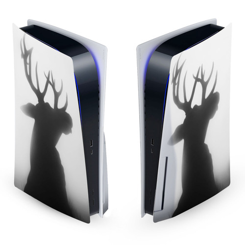 Dorit Fuhg Art Mix Deer Vinyl Sticker Skin Decal Cover for Sony PS5 Disc Edition Console