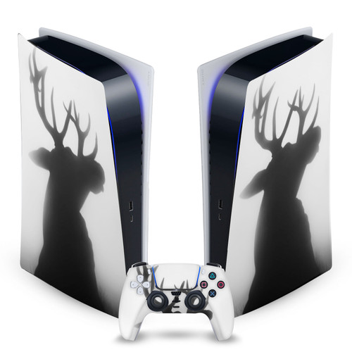 Dorit Fuhg Art Mix Deer Vinyl Sticker Skin Decal Cover for Sony PS5 Digital Edition Bundle