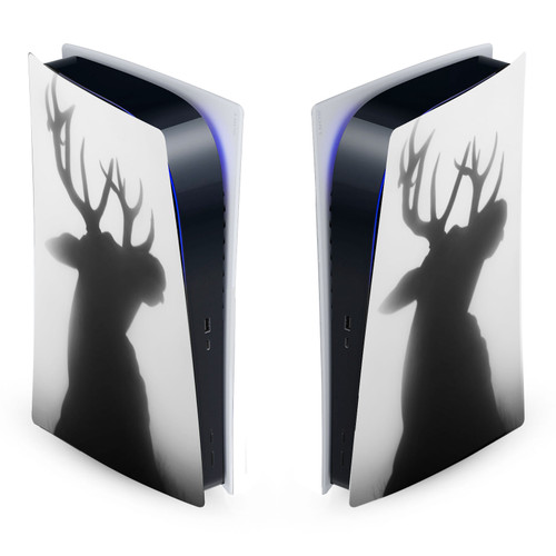 Dorit Fuhg Art Mix Deer Vinyl Sticker Skin Decal Cover for Sony PS5 Digital Edition Console