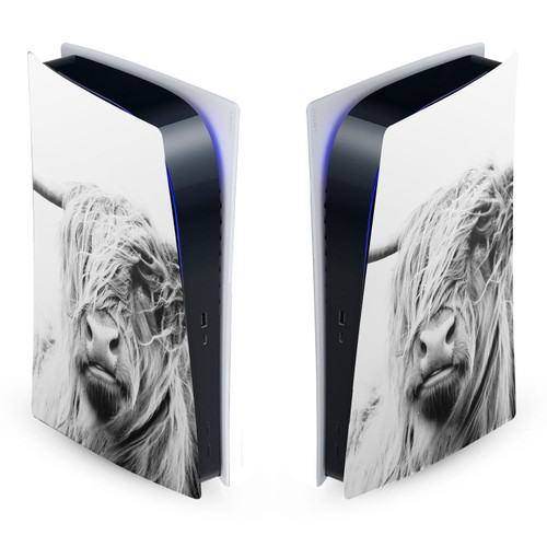 Dorit Fuhg Art Mix Portrait Of Highland Vinyl Sticker Skin Decal Cover for Sony PS5 Digital Edition Console