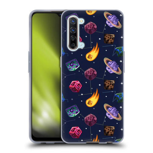 Carla Morrow Patterns Colorful Space Dice Soft Gel Case for OPPO Find X2 Lite 5G